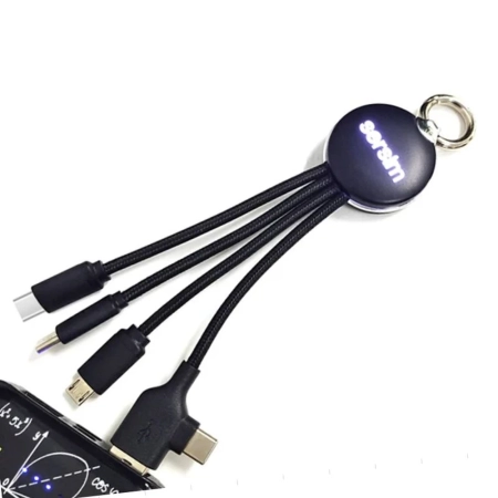 Kabel z podświetlanym logo 4w1, RXD-368 EG059903