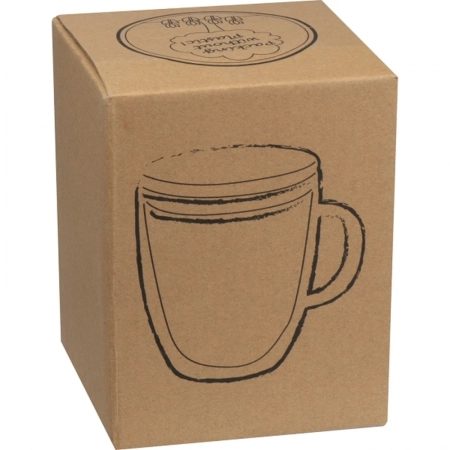 Kubek szklany z pokrywką 350 ml CECIL | MC-8153766