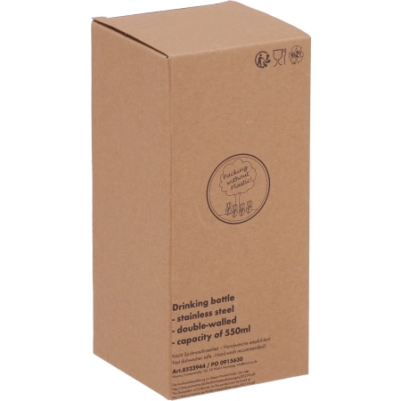 Kubek termiczny 550 ml ze stali z recyklingu DANA | MC-8523910