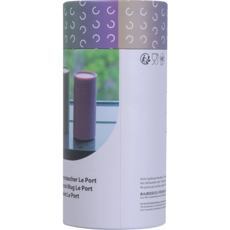 Kubek termiczny stalowy z recyklingu LE PORT MoLu 360 ml | EG-535312