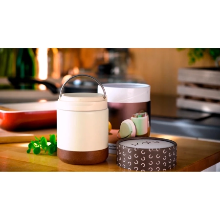Lunch box termiczny stalowy z recyklingu PORTO CERVO MoLu 400 ml | EG-398306
