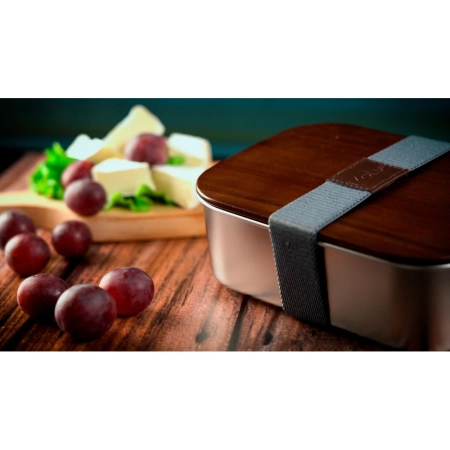 Lunch box ze stalowy z recyklingu PUERTO BANUS MoLu 1000 ml | EG-398407