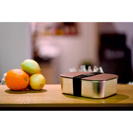 Lunch box ze stalowy z recyklingu PUERTO BANUS MoLu 1000 ml | EG-398407