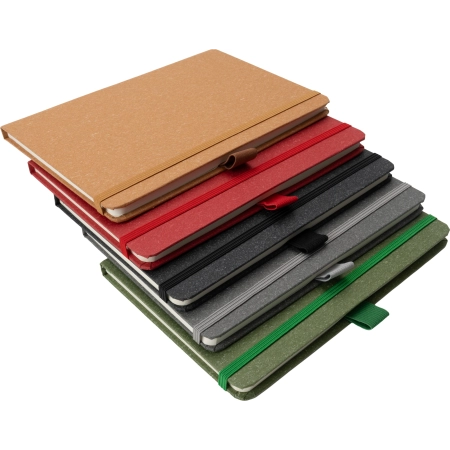Notatnik A5 w kropki z papieru z recyklingu AGNESE | MC-2179905