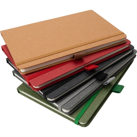Notatnik A5 w kropki z papieru z recyklingu AGNESE | MC-2179907