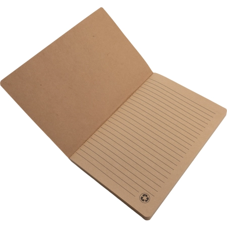 Notatnik A5 w linie z papieru z recyklingu BENEDETTO | MC-2338613