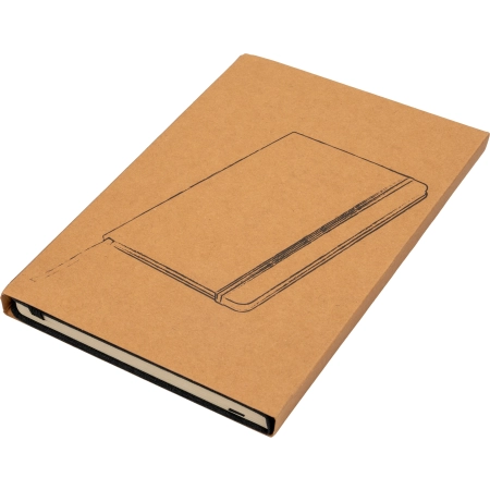 Notes A5 w linie z trzciny cukrowej i RPET ALGIERS | EG-422804