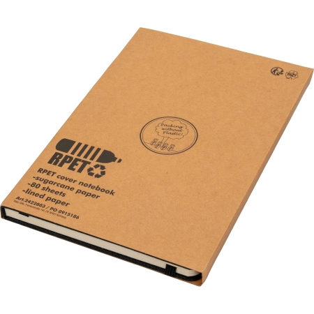 Notes A5 w linie z trzciny cukrowej i RPET ALGIERS | EG-422804
