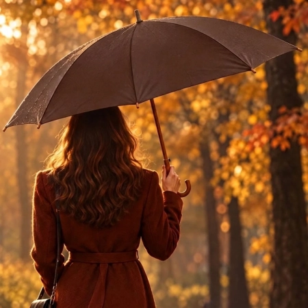 Parasol automatyczny drewniany Ø105 cm NANCY | EG-513101