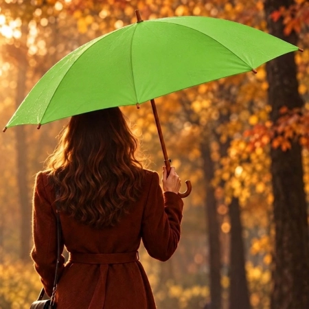 Parasol automatyczny drewniany Ø105 cm NANCY | EG-513129