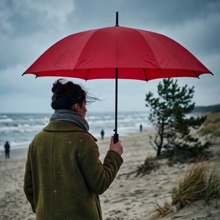 Parasol automatyczny Ø130 cm SUEDERDEICH | EG-153105