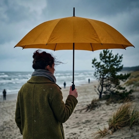 Parasol automatyczny Ø130 cm SUEDERDEICH | EG-153108