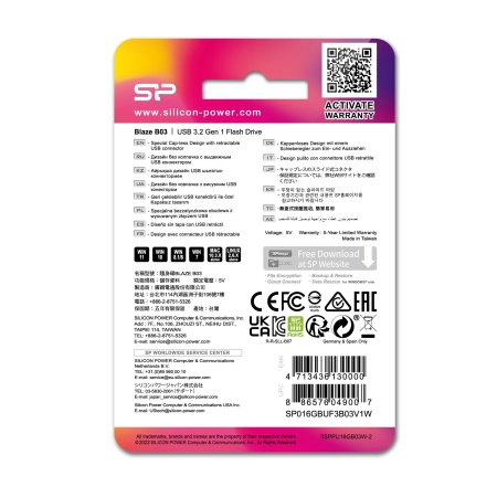 PENDRIVE B03, 64GB 3.2 SILICON POWER | EG-EG829106 64GB