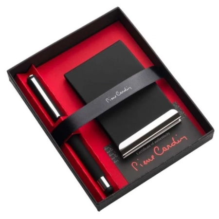 Zestaw etui na wizytówki i pióro kulkowe touch pen CONCORDE Pierre Cardin | MC-B3500700IP303