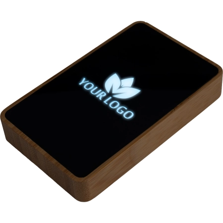 Power Bank 5000 mAh z podświetlanym logo | MC-EG061713