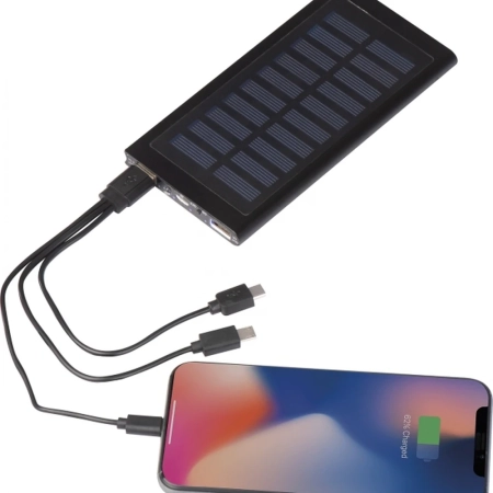 Power bank 8000 mAh solarny SAVERIO | MC-3082403