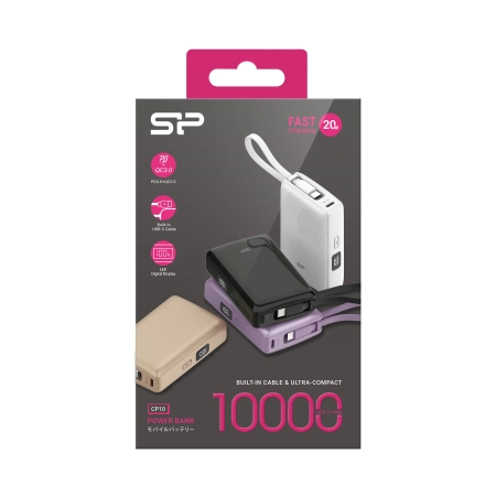 Power bank 10000 mAh CP10 Silicon Power | EG-EG834513