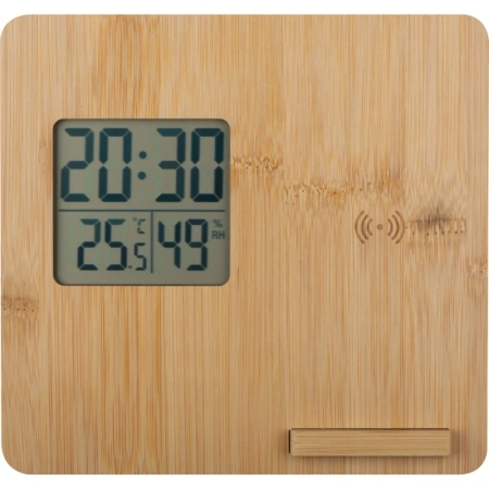 Stacja pogodowa z ładowarką indukcyjną BRUNO | MC-3319413