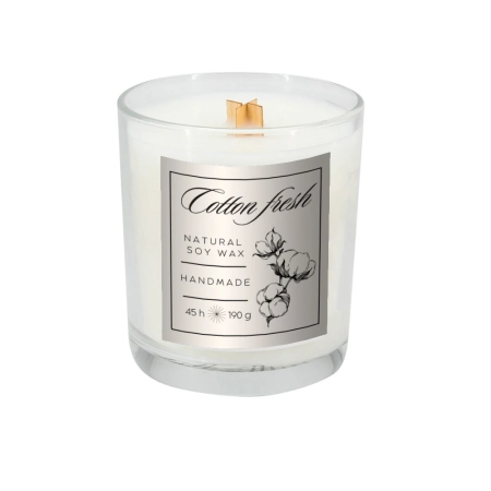 Świeca sojowa 190g Cotton Fresh PS0005