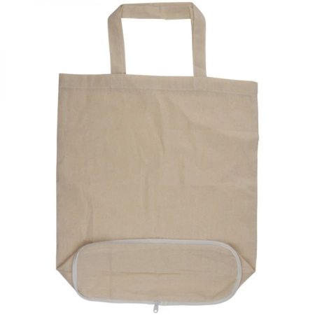 Torba bawełniana z krótkimi uszami składana 120 g/m2 FERRARA | EG-085913