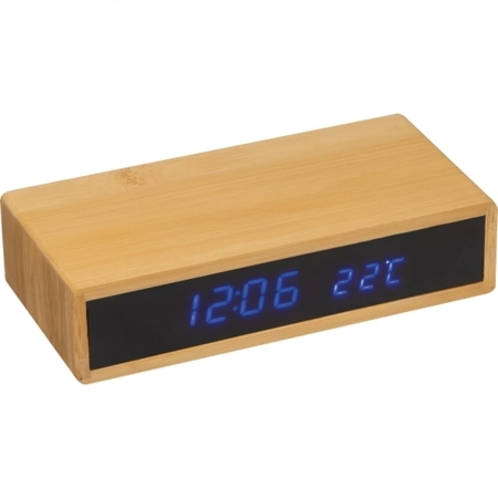 Zegar biurkowy z ładowarką indukcyjną TRONDHEIM | EG-267213