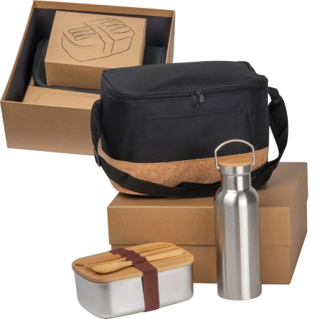 Zestaw butelka, lunch box, torba termiczna REIMS | EG-3572mc