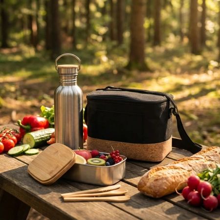 Zestaw butelka, lunch box, torba termiczna REIMS | EG-3572mc