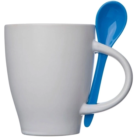 Kubek ceramiczny z łyżeczką PALERMO 250 ml 509504