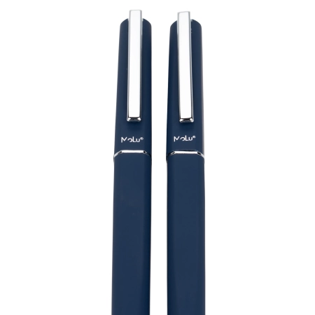 Zestaw piśmienny długopis i pióro kulkowe soft touch SAINTE-MAXIME MoLu | EG-393344
