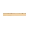 Drewniana linijka 20 cm RULER20 | MO-MO2917-40