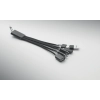 Brelok 3w1 kabel ładujący HUBLUE | MO3150-03