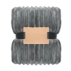 Polarowy koc w paski RPET NIEVE | MO3184-15