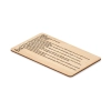 Karta RFID wykonana z bambusa CUSTOS + | MO-MO6200-40