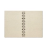 Notes A5 kratkę, papier z trawy GRASS BOOK | MO-MO6541-13