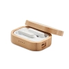 Słuchawki TWS w etui z bambusa JAZZ BAMBOO | MO-MO6780-40