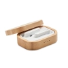 Słuchawki TWS w etui z bambusa JAZZ BAMBOO MO6780-40
