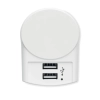 Ładowarka Euro USB (2xA) 12W EURO USB CHARGER 2XA | MO-MO6882-06