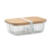 Szklany lunch box z pokrywką TUNDRA 3 | MO-MO6973-22