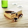Zestaw do wina w bambusowym PU SONOMA | MO-MO8147-40