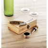 Zestaw do wina w bambusowym PU SONOMA | MO-MO8147-40