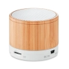 Głośnik bezprzew z bambusa ROUND BAMBOO MO9608-06