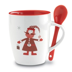 Kubek z łyżeczką 250ml CLAUS CX1304-99