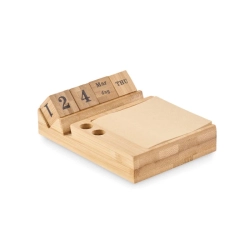 Bambusowy kalendarz biurkowy BOOTOP MO2250-40