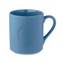 Kubek ceramiczny w prążki 340 m RIBMUG MO2397-04
