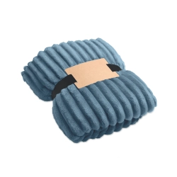 Polarowy koc w paski RPET NIEVE | MO3184-20