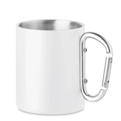 Metalowy dwuścienny kubek300ml TRUMBA MO6873-06