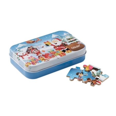 Świąteczne, drewniane puzzle PAZURU | MO-CX1507-00