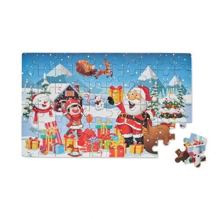 Świąteczne, drewniane puzzle PAZURU | MO-CX1507-00