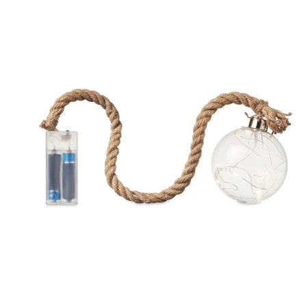 Szklana bombka lampka LED BAUBLI | MO-CX1514-22