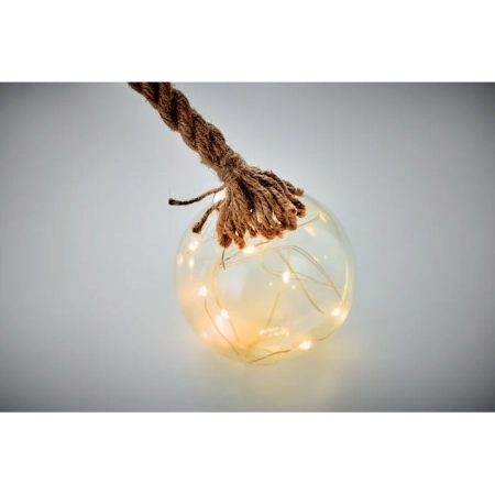 Szklana bombka lampka LED BAUBLI | MO-CX1514-22